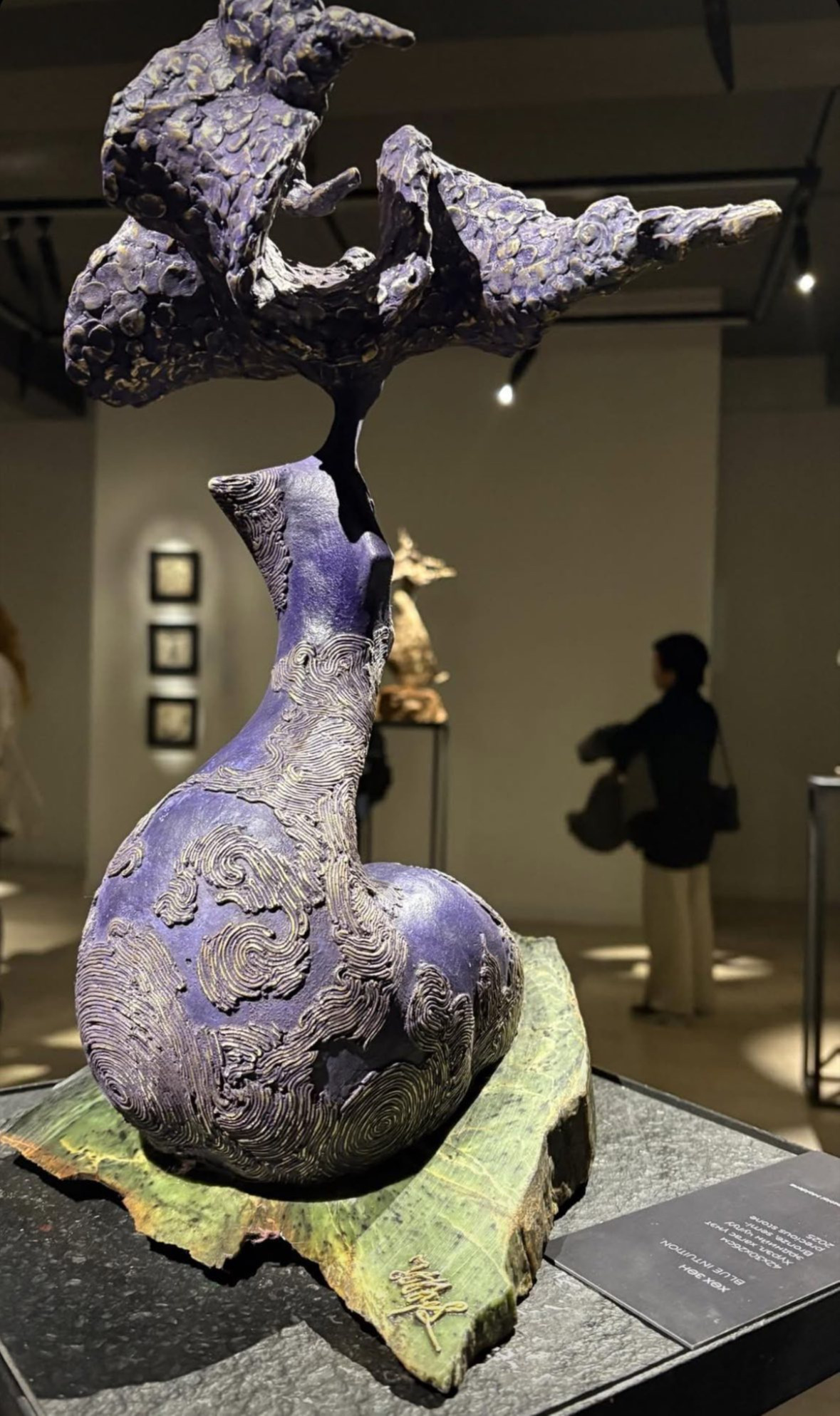 Sculptural meditation on feminine essence unveiled